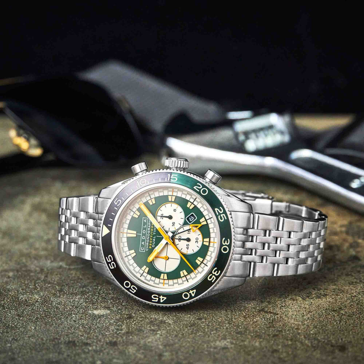 Racing Ahrens Cadola SS Chronograph Green