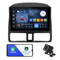 Backup 10 Stereo Inch for Camera TouchScreen 9 Wireless Carplay/Android Car Din 2002-2006 Android Honda Double with Radio Wheel Built-in Auto/GPS/Bluetooth/FM/AUX-in/Steering CR-V Control