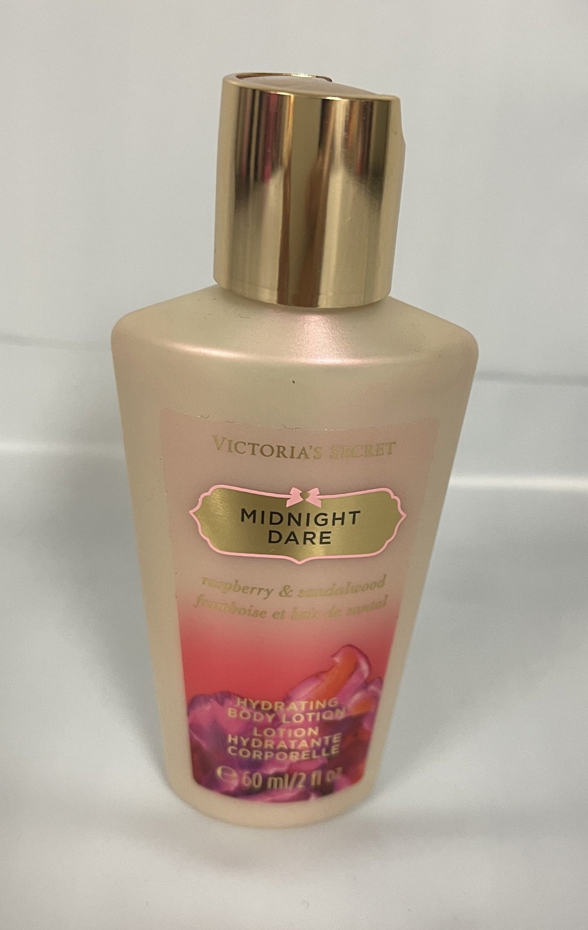 Midnight Dare Sandalwood Lotion Secret Rasberry Hydrating Travel Victoria's Body 2fl dimension oz.