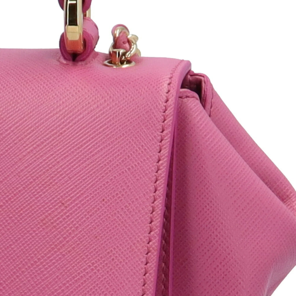 Salvatore Bag EZ-21 2way BRB10010000013177 Pink Leather Ferragamo Ladies (Good) Shoulder Vara Pre-Owned Ribbon F570