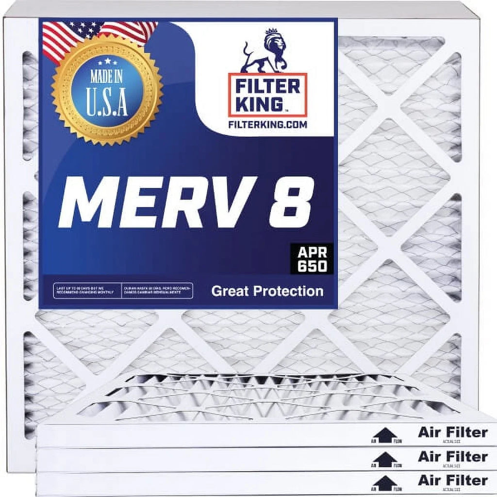 MADE Filter x | Actual 20x50.5x1 dimension: Furnace Pleated MERV IN Filters A/C | King USA .75" | 8 x | 4-PACK HVAC Air Filter 50.5 20