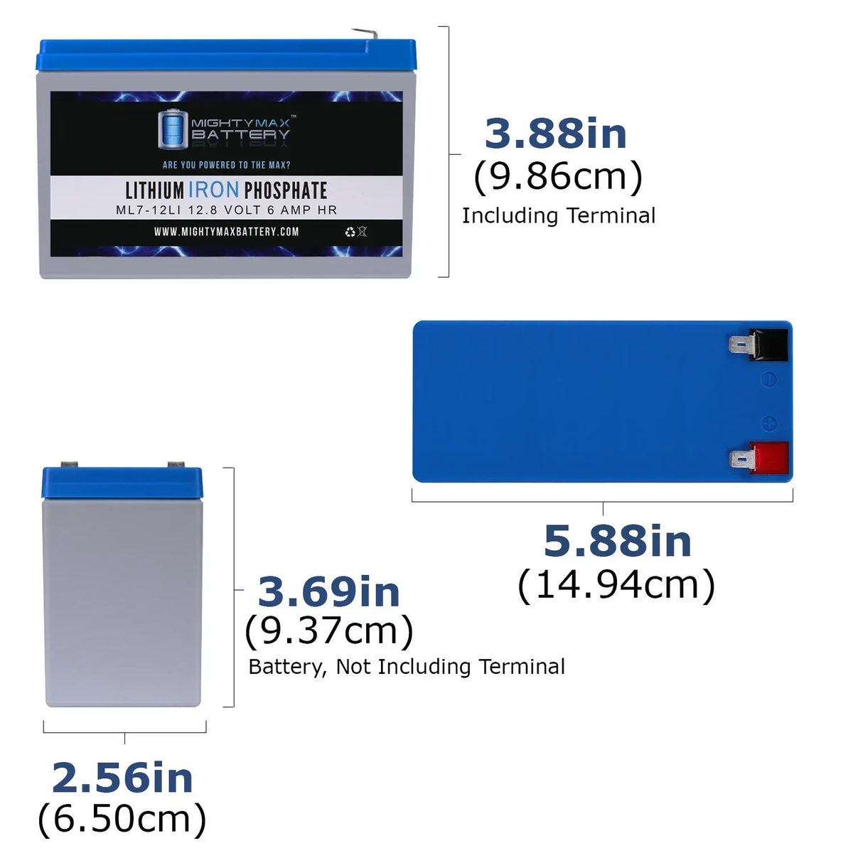 Replacement - 7AH Pack Marcum Battery 12V Lithium 2 VX-1Pro with Compatible