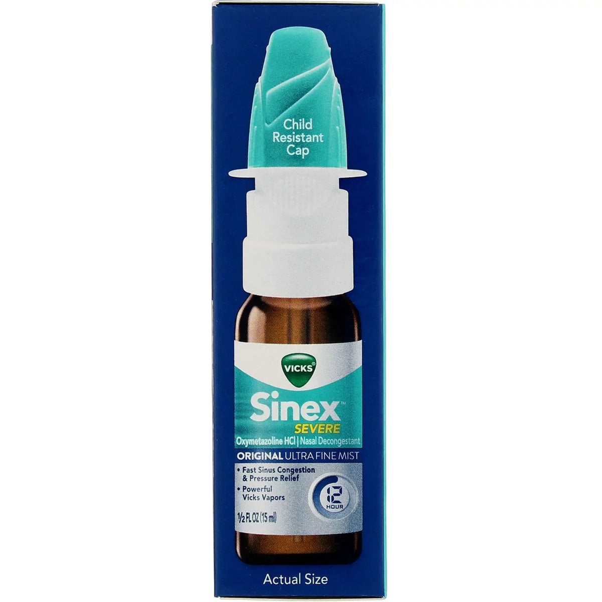 Fine oz 4) with Vicks 0.50 Decongestant, Severe (Pack Ultra Nasal Menthol of Sinex Mist