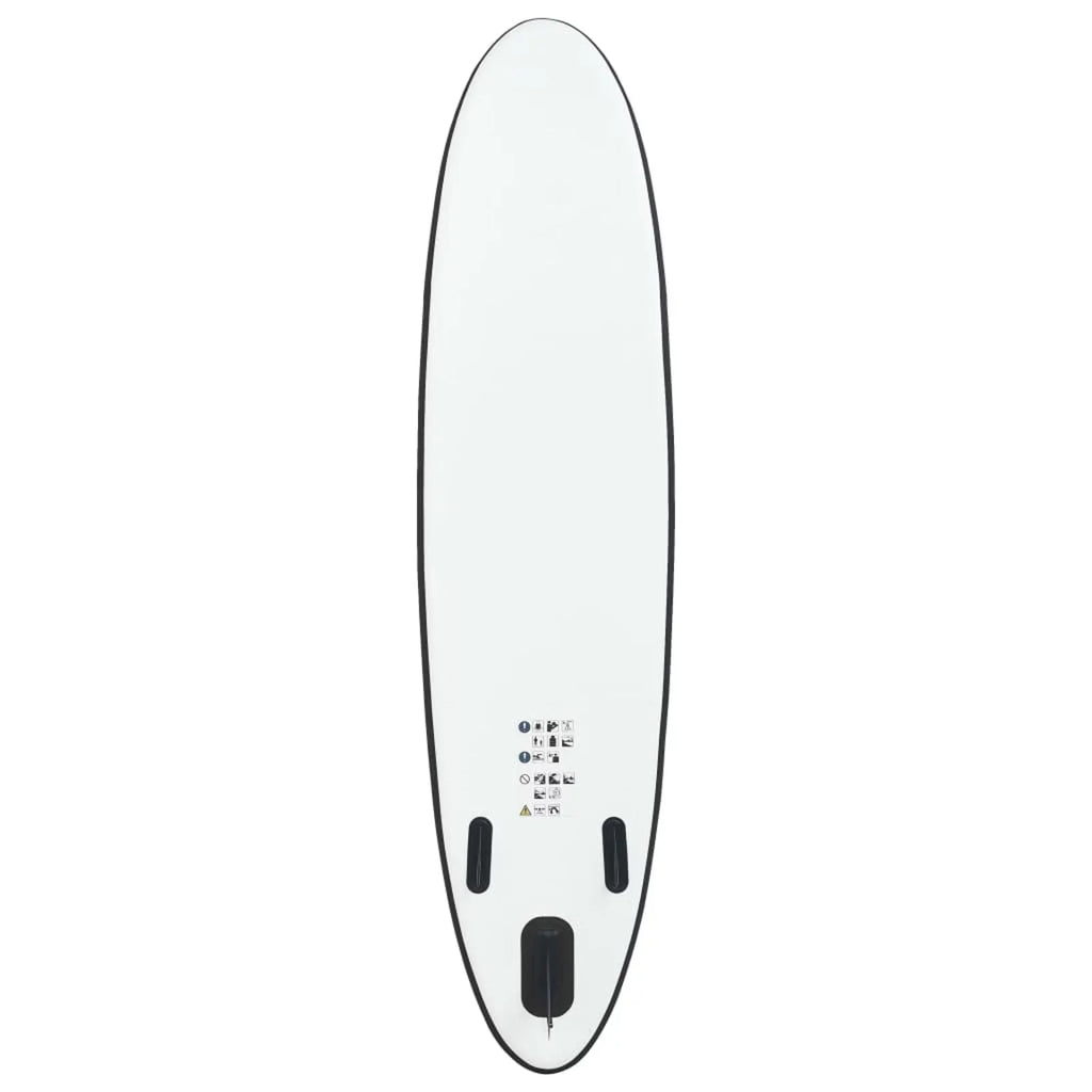 and Paddleboard Black ametoys White Inflatable Set