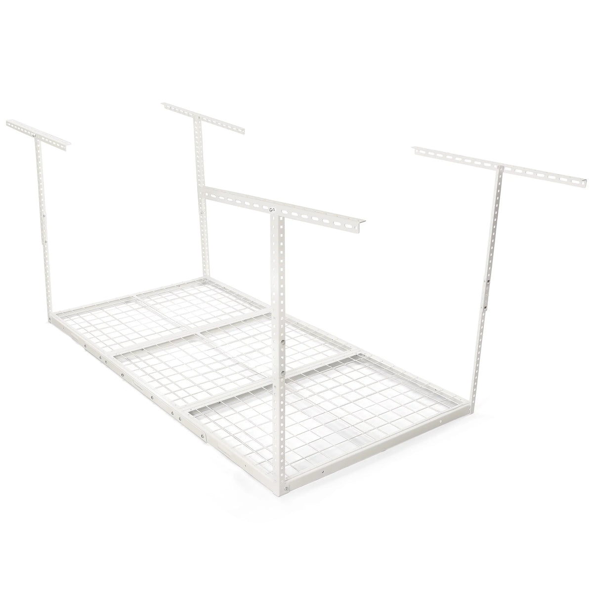 Ceiling Storage White x Storage Adjustable Length Garage Width Kojem 36" Overhead 3x6 72" x Rack, 40" Height,