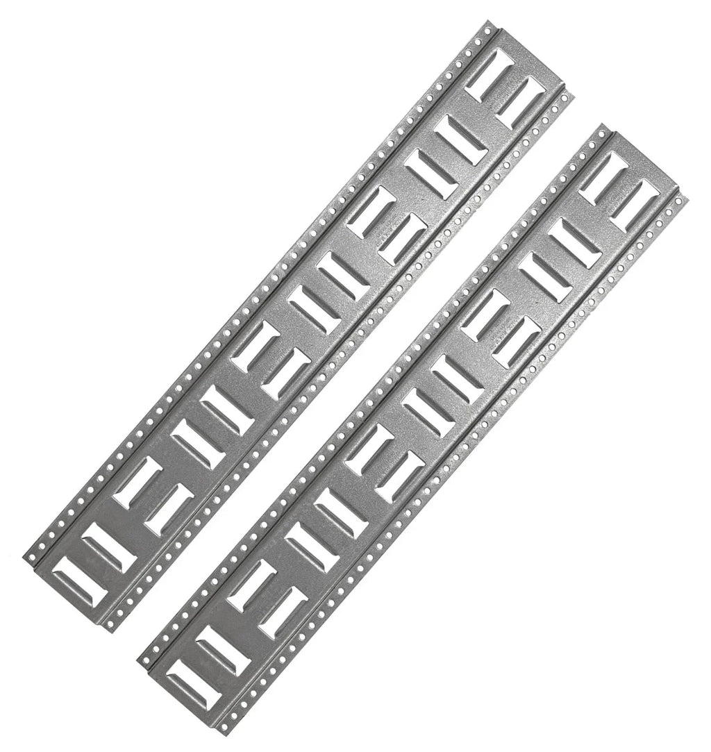 Vertical, 2-Pack SNAP-LOC Trailers Tie-Down E-Track 32 Galvanized Horizontal Trucks, Pickups, Inch USA Logistic Fast-Track for Steel