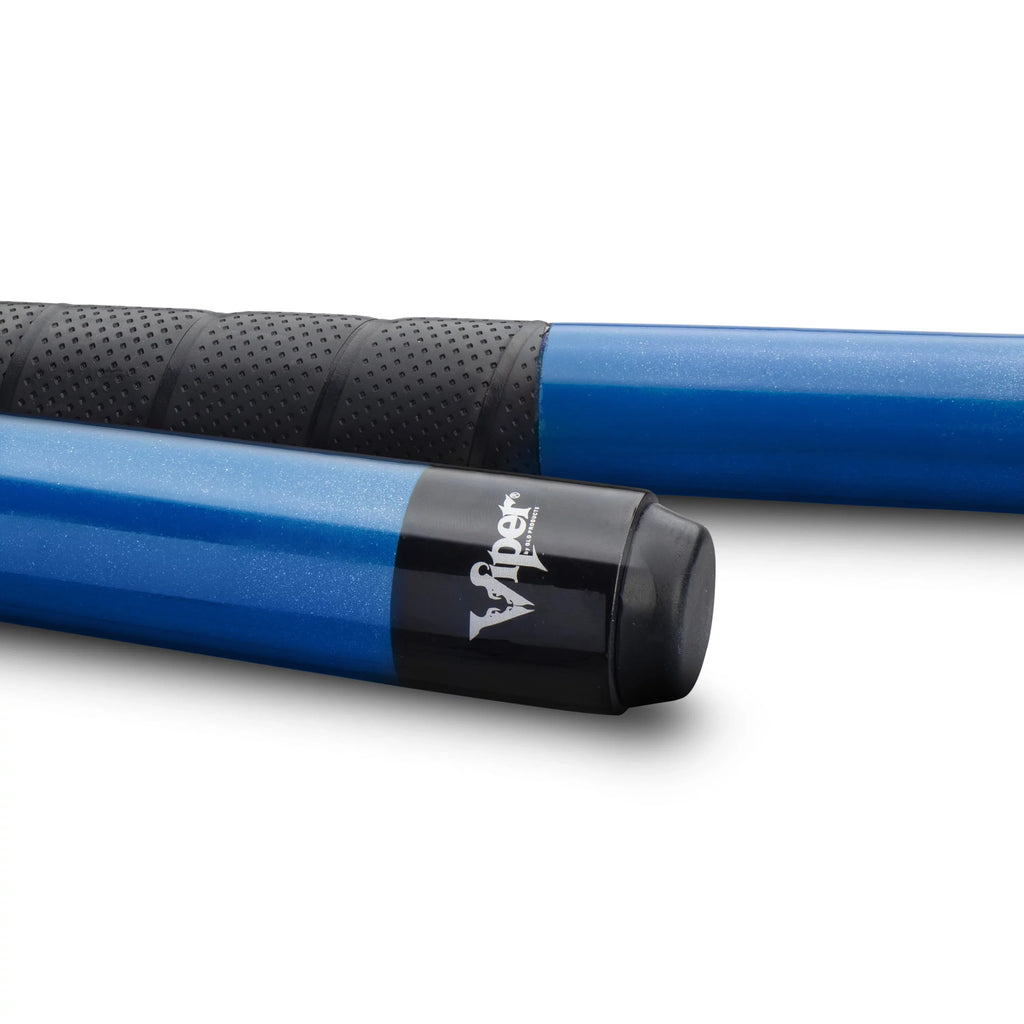 Billiard/Pool Cue, 2 Grip Viper Blue, 21 Ounce Pro Sure 58" Piece,