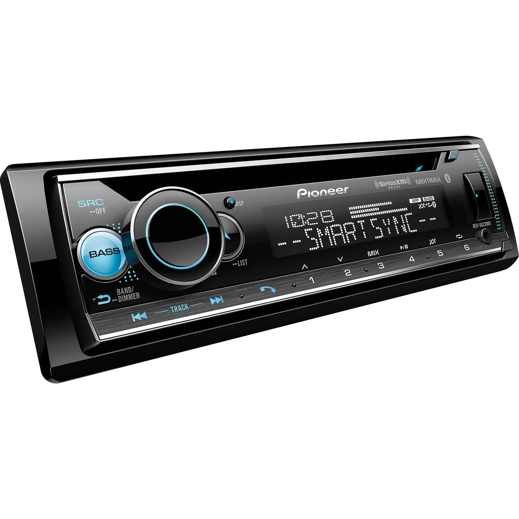 Amazon Coaxial Android/iPhone of 2 and Controls Pioneer 3-way 6-1/2" - DIN Alexa, - with including Single Pairs Speakers DEH-S6220BS Pioneer TS-A652F Bluetooth,