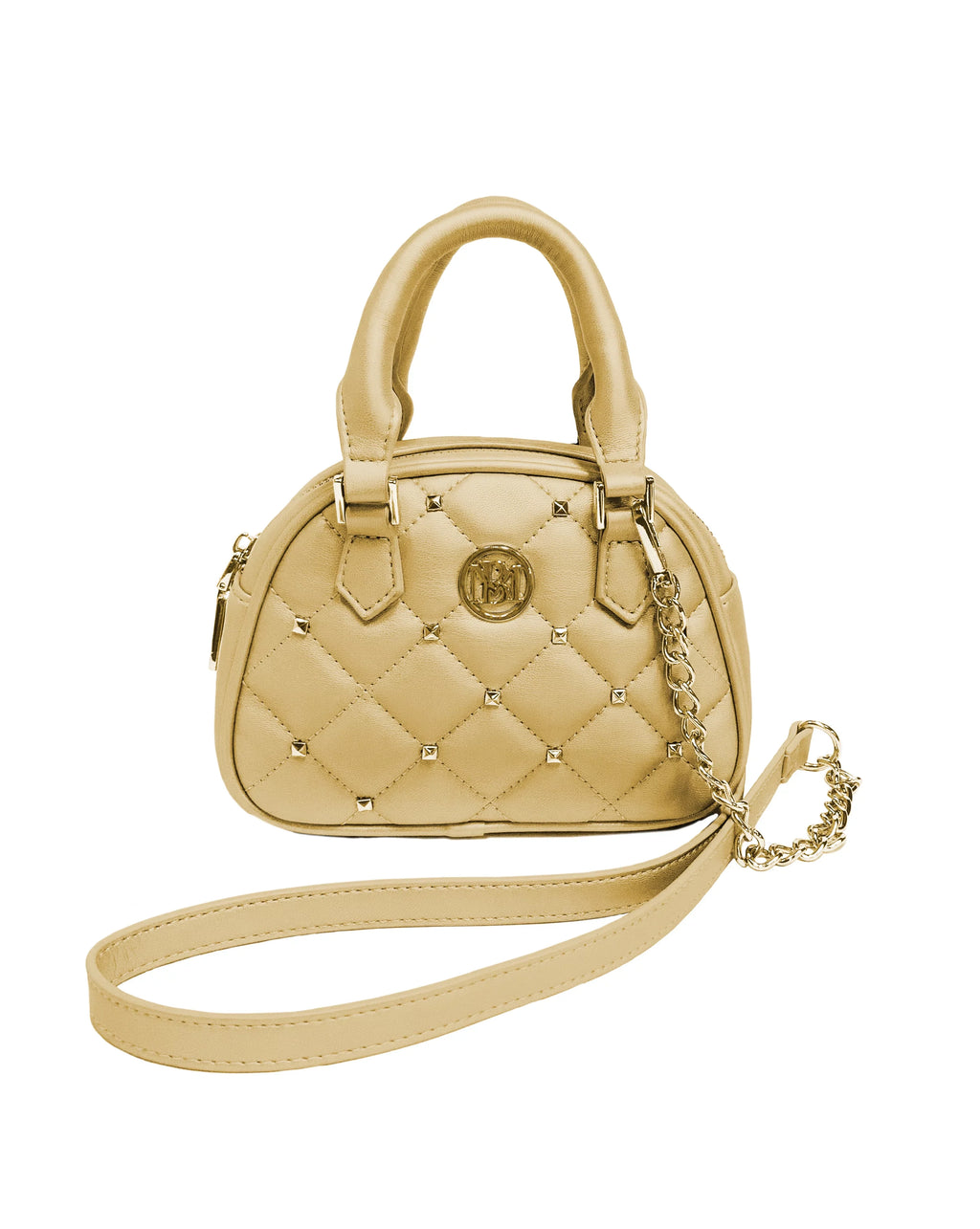 Metallic Crossbody Bag Badgley Dome Gold Mischka