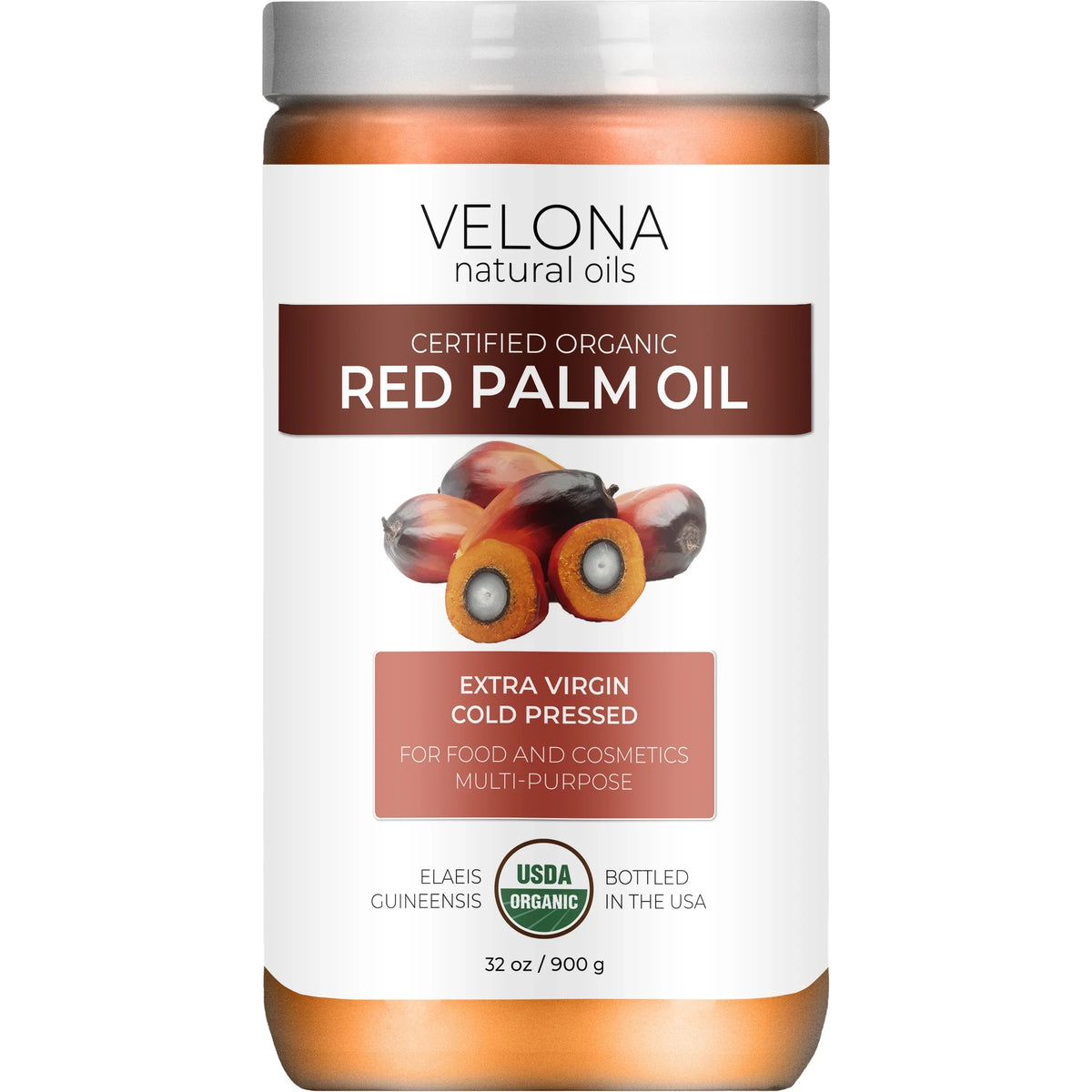 Velona USDA in Extra | oz | Food Today Use - Pressed Cold | Body, Care Hair Certified Grade | jar - Results | Organic 32 Face, Oil and Cosmetic Enjoy Skin, Virgin, Palm Red