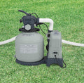 System Above Saltwater Intex Set Filter Sand GPH 1600 & Pump Pools Ground for