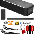 Speed High Gear Soundbar ch Kit HDMI Sound Virtual:X Virtual TV Deco and Bracket Mount Mounting Audio Bar DTS Cable Bundle Subwoofer LG Surround + with Wireless Sound With + 420W 3.1 SN6Y Res High