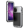 13 exterior and Case iPhone Grade Military Aluminum Gorilla Duty Resistant (Silver) Protection, Travel Pro Glass Rugged Heavy Scratch Metal Shockproof
