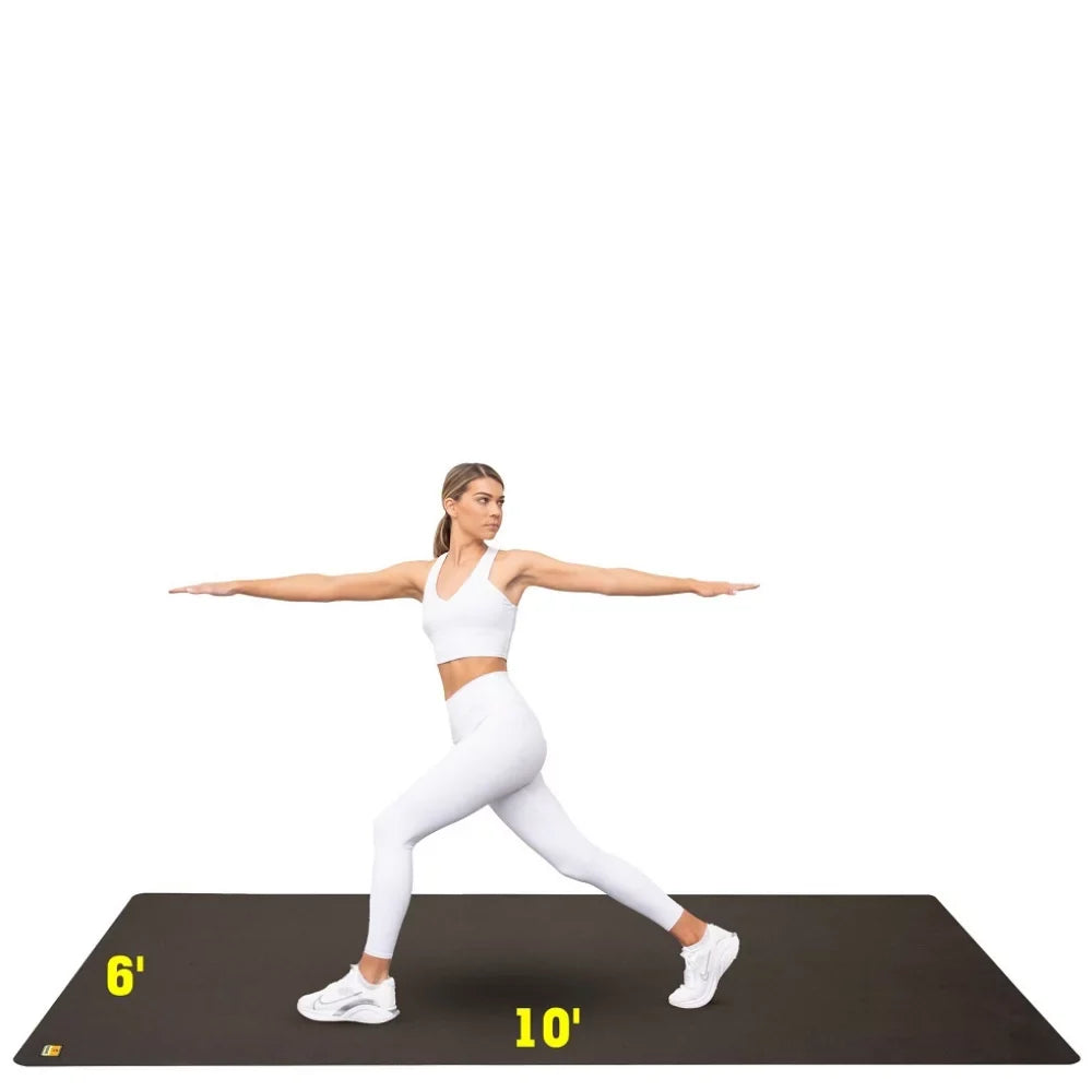(60 1/4" x 6' Feet) Mat 10' Pogamat x Square Exercise