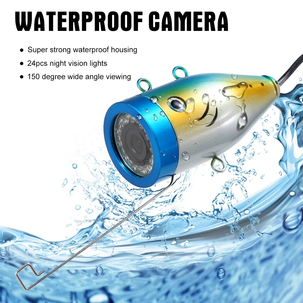 Ice Infrared Koeb Ice Lake Huiop Fishing Waterproof Inch1000tvl Boat Lake Fish InchIr Fish Camera,1000tvl 24pcs Camera Kit Waterproof Leds1000tvl SYANSPAN Ir Camera Leds 7"