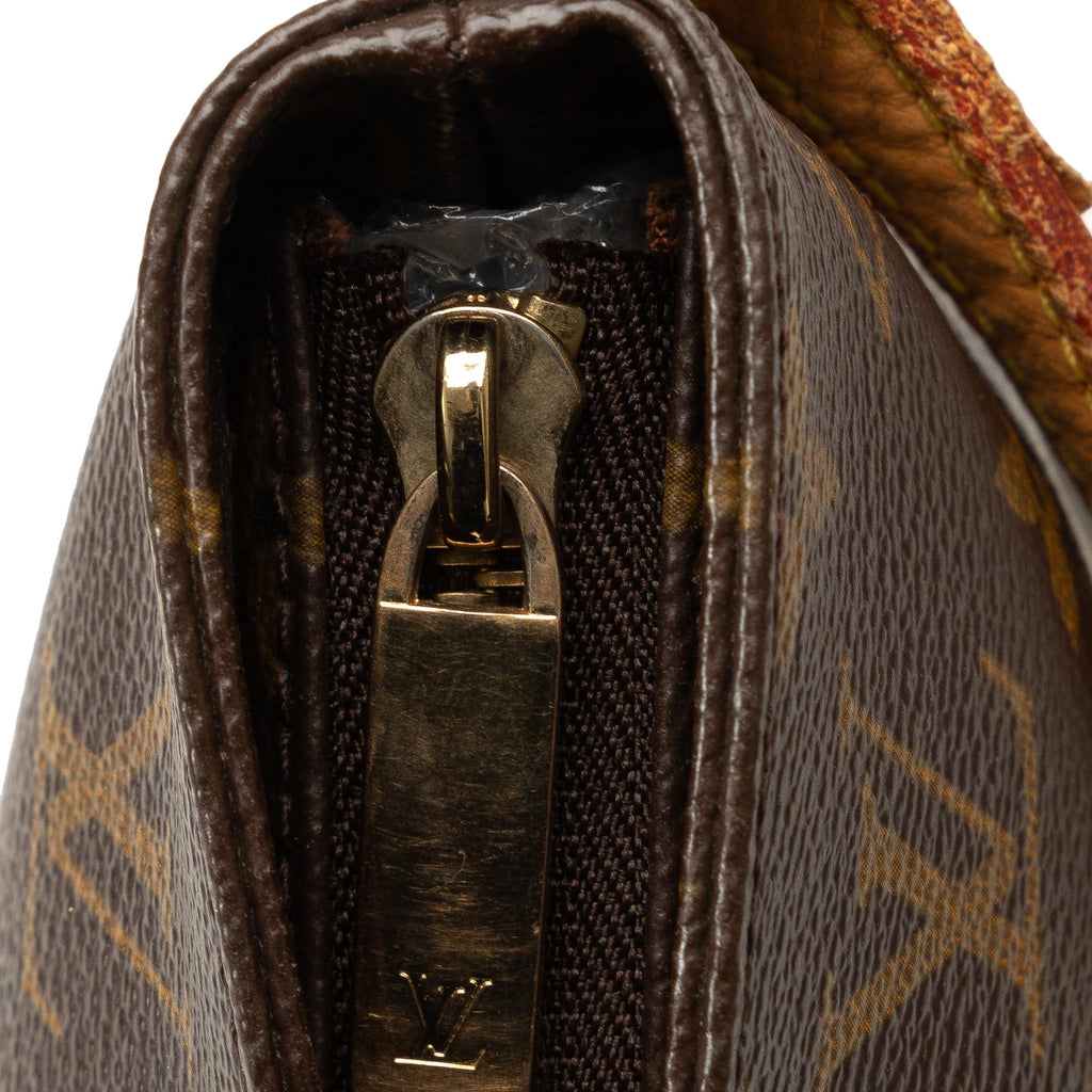 Unisex Trotteur (Good) Pre-Owned Brown Bag Canvas Monogram Authenticated Crossbody