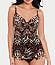 Tribal Gala Top Tankini Swimsuit Underwire Tigress