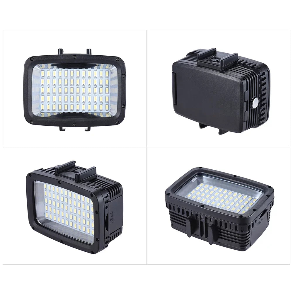 SJCAM 1800LM DSLR Andoer Ultra Lamp for 60pcs 3 Hot for Mount Waterproof 10 Cam & + Bright Photo Underwater * Yi Diving Fill-in 5500K w/ 40m Shoe Studio Video 3 Modes F