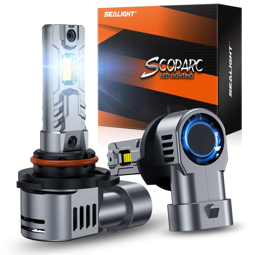 White, H8 H9 LED 6500K HB3 30000LM Combo, Bulbs H11 9005 Sealight Bulbs LED Cool Light