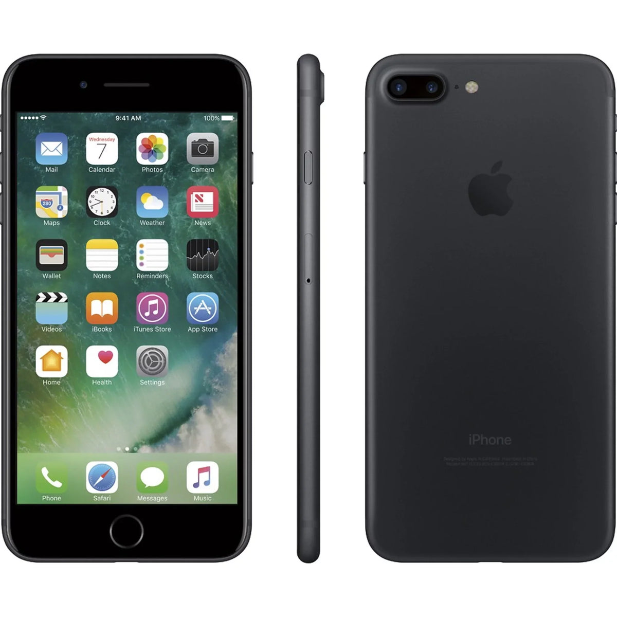 7 Restored (T-Mobile (Refurbished) Smartphone Plus Black iPhone 128GB Locked)