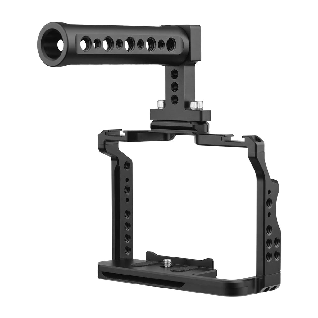 Cold Inch A7S A7III/ Mounts II/ with 14 III/ Andoer Numerous Kit A7R Shoe Handle Threads A7IV/ Cage + A7II/ Walmeck Dual II A7R Replacement Aluminum Alloy for Video