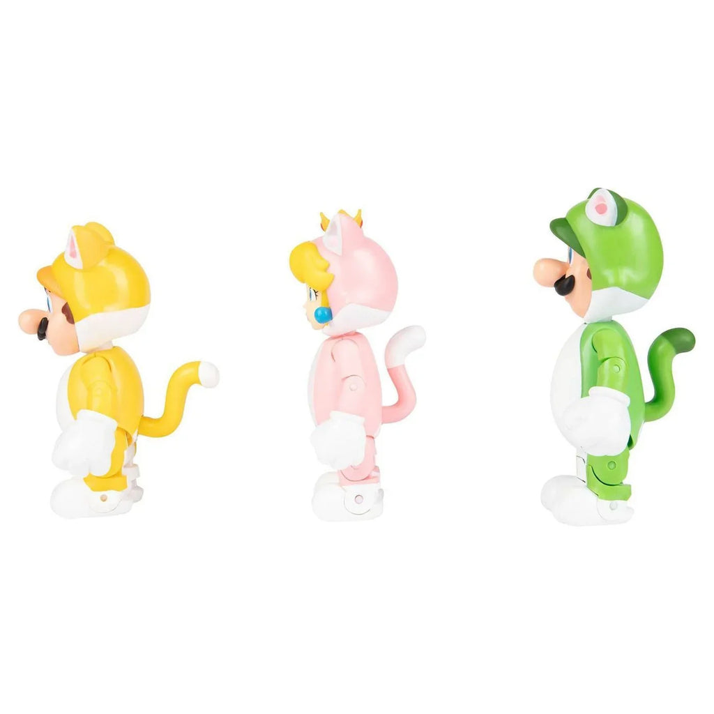 World Pack Figure Luigi Mario Mario Cat Fury Toy Multi Peach 3D Super Browsers