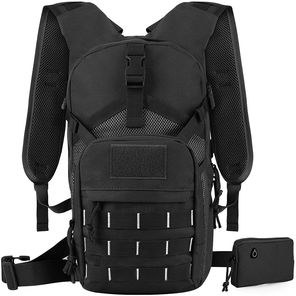 with Free liquid Running BPA Military Biking for 2L Bag Bladder, Pack Men Backpack Hiking Fits Thermal Daypack Tactical Adjustable Waist liquid Hydration Cycling Pocket liquid Insulation, Women SKL