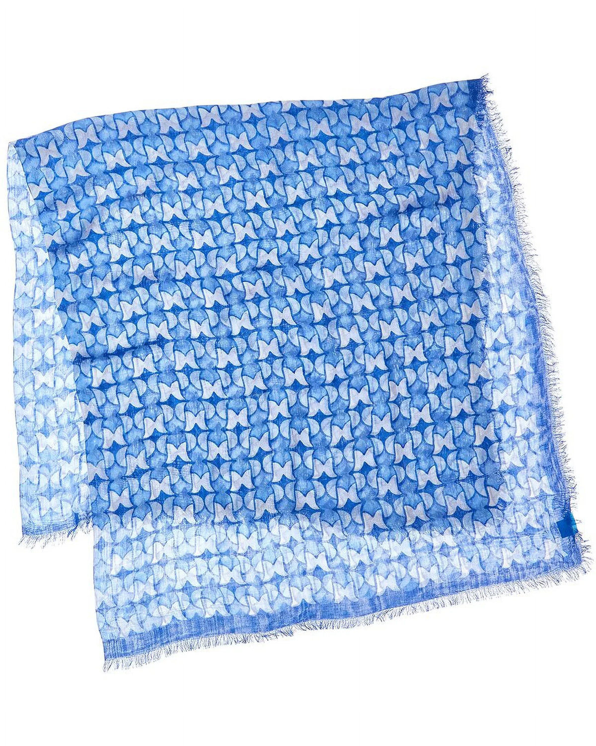 J.McLaughlin Giselle Blue os, Scarf, Silk-Blend