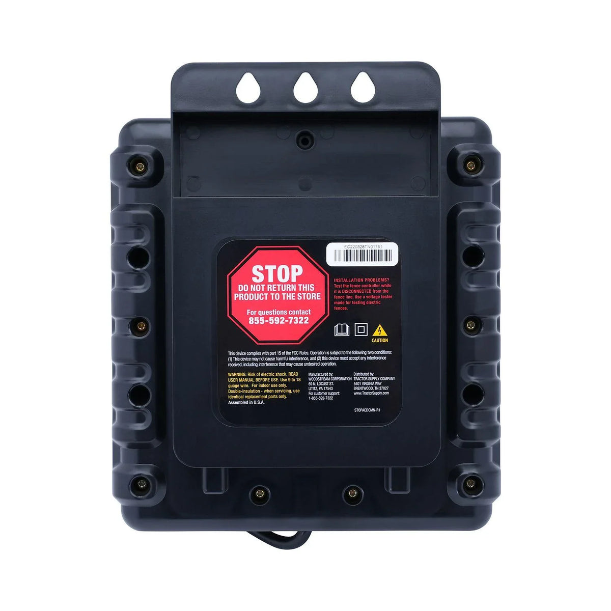 0.7 American Low Joule Fence FarmWorks Impedance 15-Mile Charger Electric AC-Powered