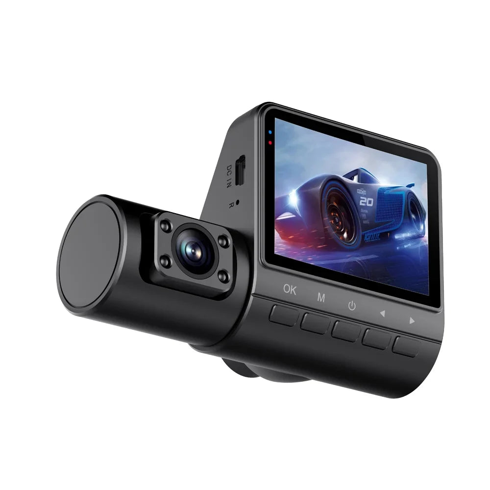 Cameras Mirror Car Video Clear Recorder Rearview Pinnaco Dash Car Camera 2in Camcorder Recording 3 Auto Safety