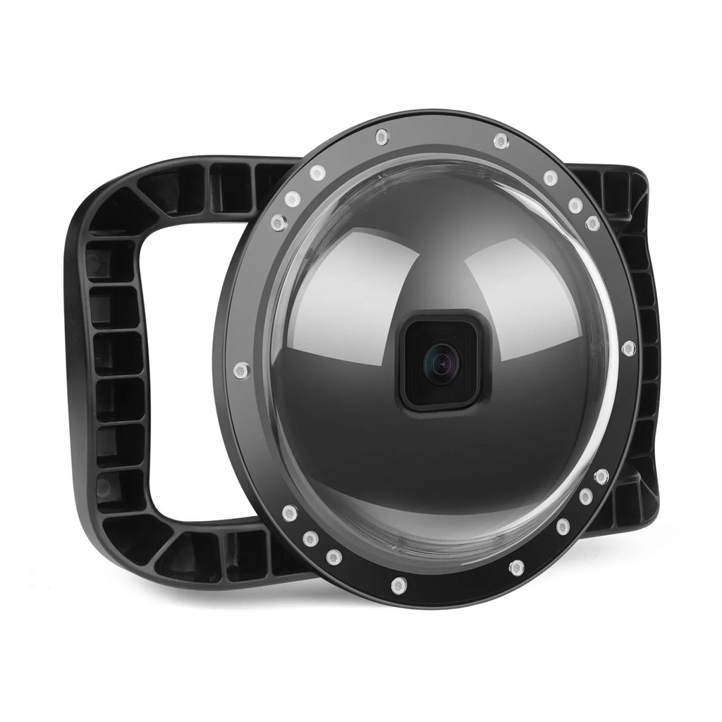 Eryue Ive Port Mashem Waterproof Camera Waterproof Dome Case Camera 9 180° 10 Case 45m 9 Port Wide Camera Dual Dual Case Port Handle SHOOT 180° 45m Port,Camera Case Handle
