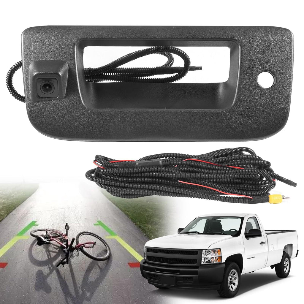 Tailgate Chevy Camera View Rear Silverado/GMC 2007-2013 Backup 22755304 Handle for Sierra