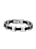 Fiber Steel 8.5" Stainless 316L Carbon Bracelet,