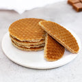With Caramel (40 - Waffles Butter Waffle Wrapped Cookies Caramel Stroopwafel By Stroop Individually Dutch Toasted Syrup Cookies - Coffeecakes - Pack)