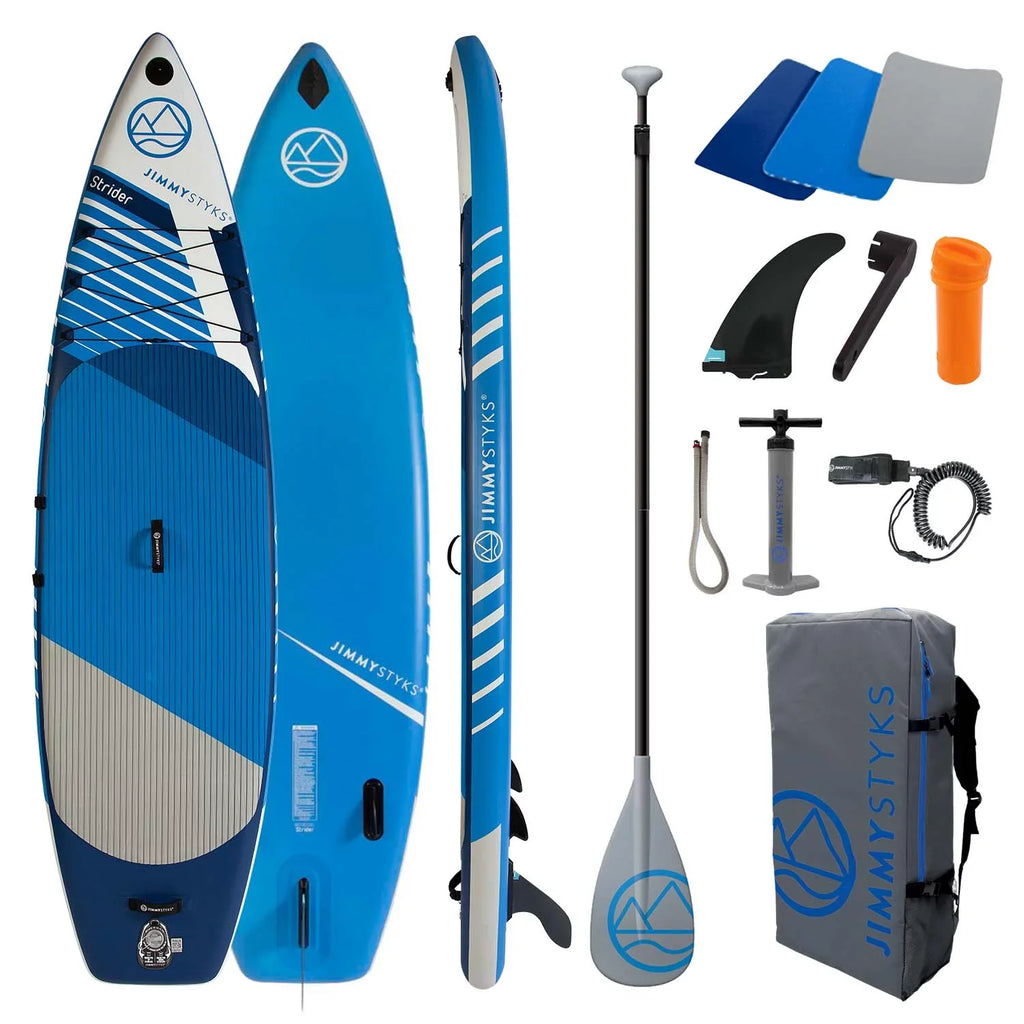 Styks Inflatable - Isup- Board up 11' Jimmy Paddle Stand Stryder