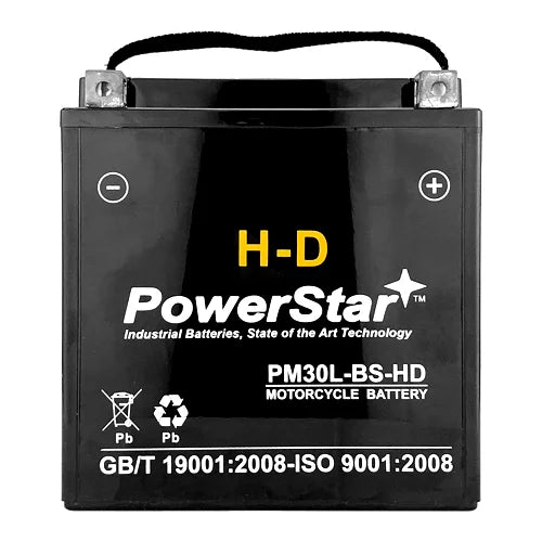 Ski CB30L-B Heavy-Duty PowerStar 12V 30Ah Jet for Sea-Doo Battery
