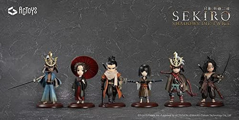Twice Version Q Figure 6PC Sekiro Fullset ACTOYS inch Shadows 4.3 Die