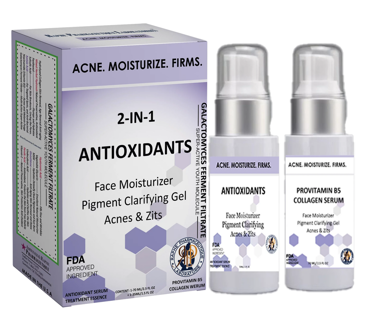 of Serum Antioxidant and in 2 Moisturizer Acnes Firm Spots Lift A 1 2 Pack Remover