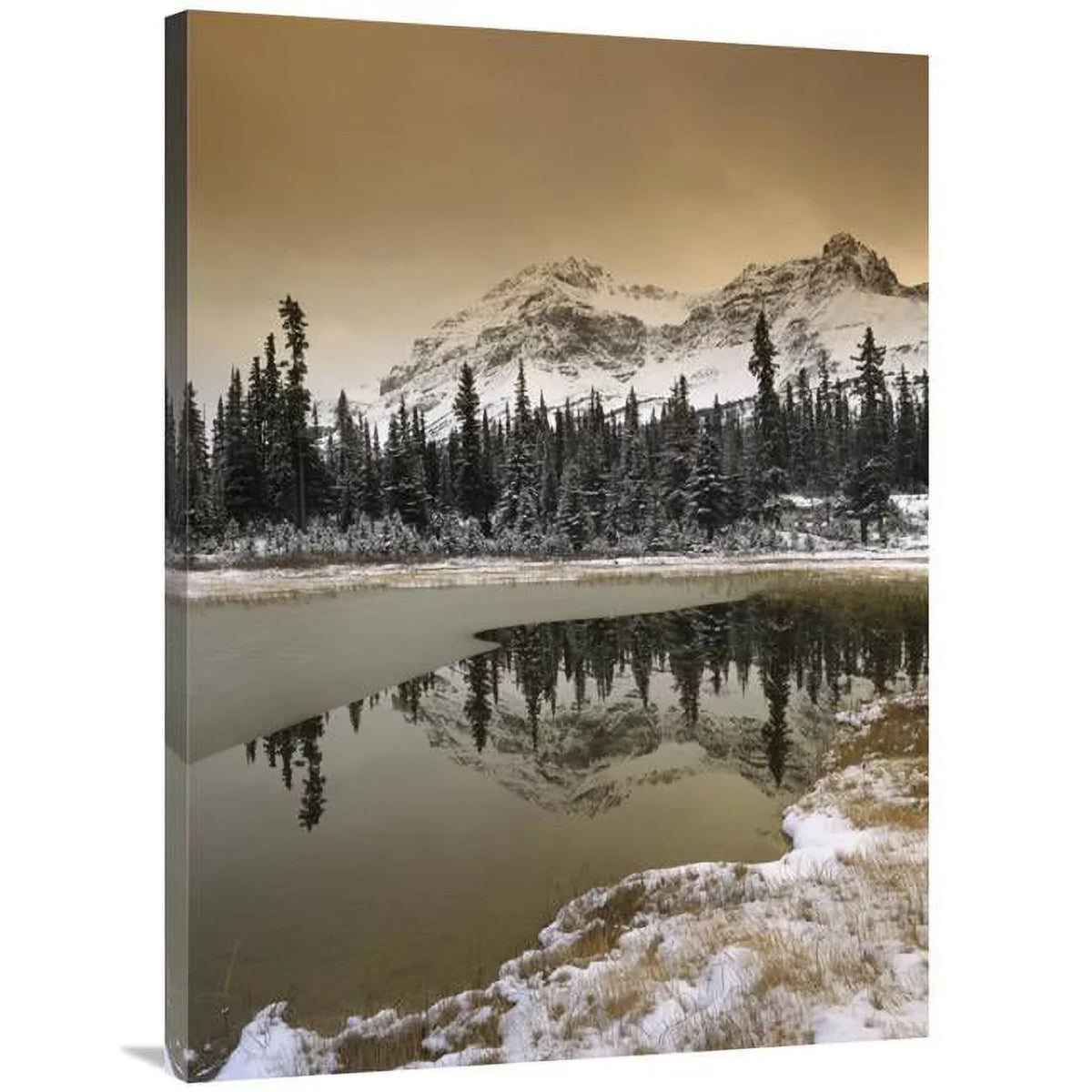 Tim Art in. Park, Banff Fitzharris Alberta, x - 30 Dusted 40 in Rocky Mountains National Canadian Print Snow, Canada