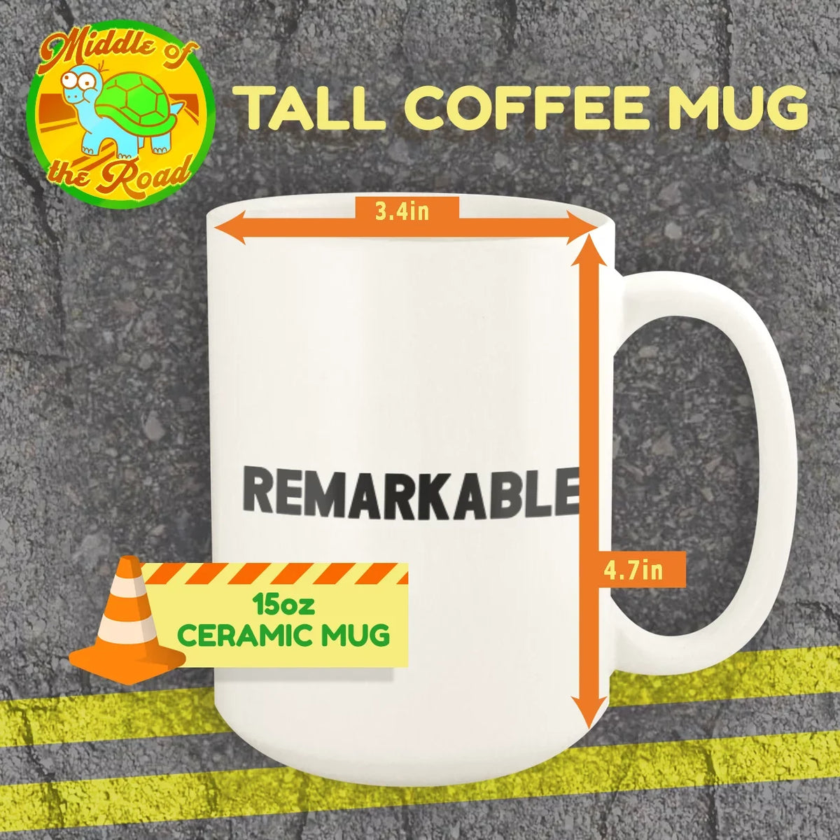 15oz - Of Ceramic A Right! I'm Course White Marysia! I'm White Mug,