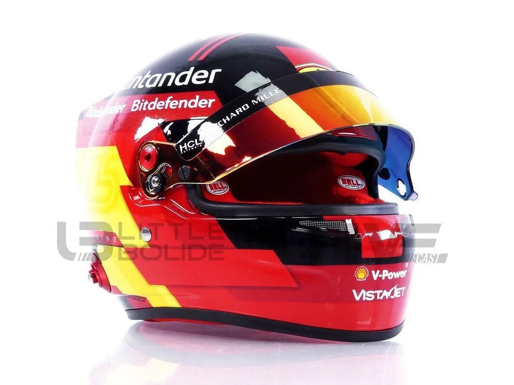 1/2 - Carlos HELMET MINI F1 2023 Jr Ferrari - Sainz CASQUE
