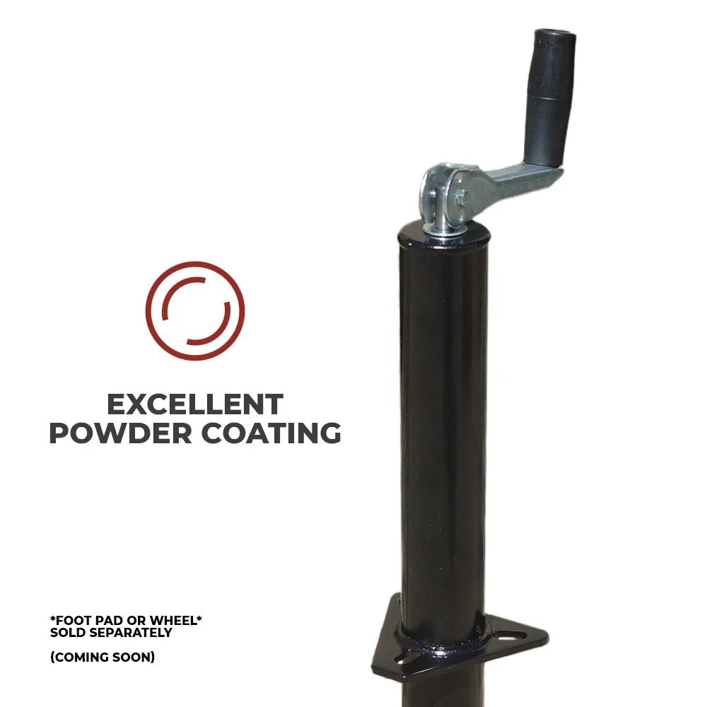 4/5" Distribution Travel Footpad | a Bastion | Capacity Jack BJ-5000TW-1 5000lb 14 Top-Wind Trailer with |