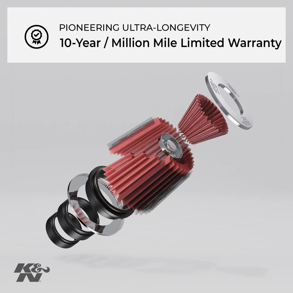 Filter: Heavy K&N Air Replacement Filter, Washable, Engine Performance, E-3341 Duty: High Premium, Industrial