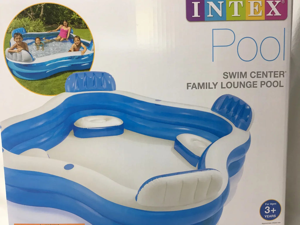 Lounge X Swim Family 90" 90" X 26" 56475EP Pool Intex Center Inflatable