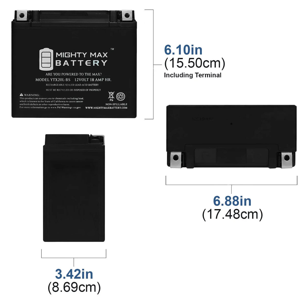 12V C for + 4Amp YTX20L-BS JT1500B, Kawasaki Charger Jet Ski Battery
