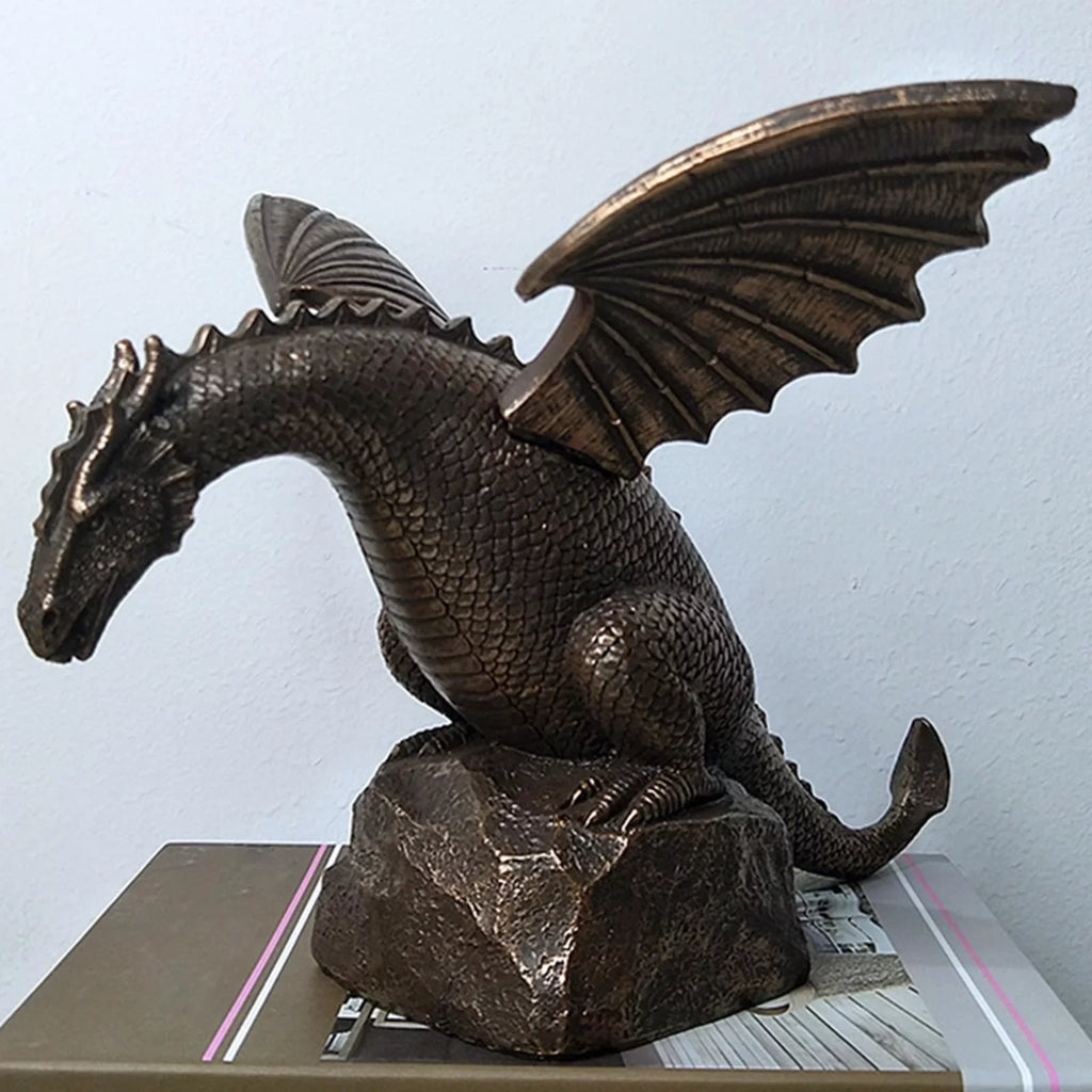 Sculpture Decorative fountain Dragon Creative Waterscape exterior Sculpture, Statue Decoration Shape Decor Garden Dragon