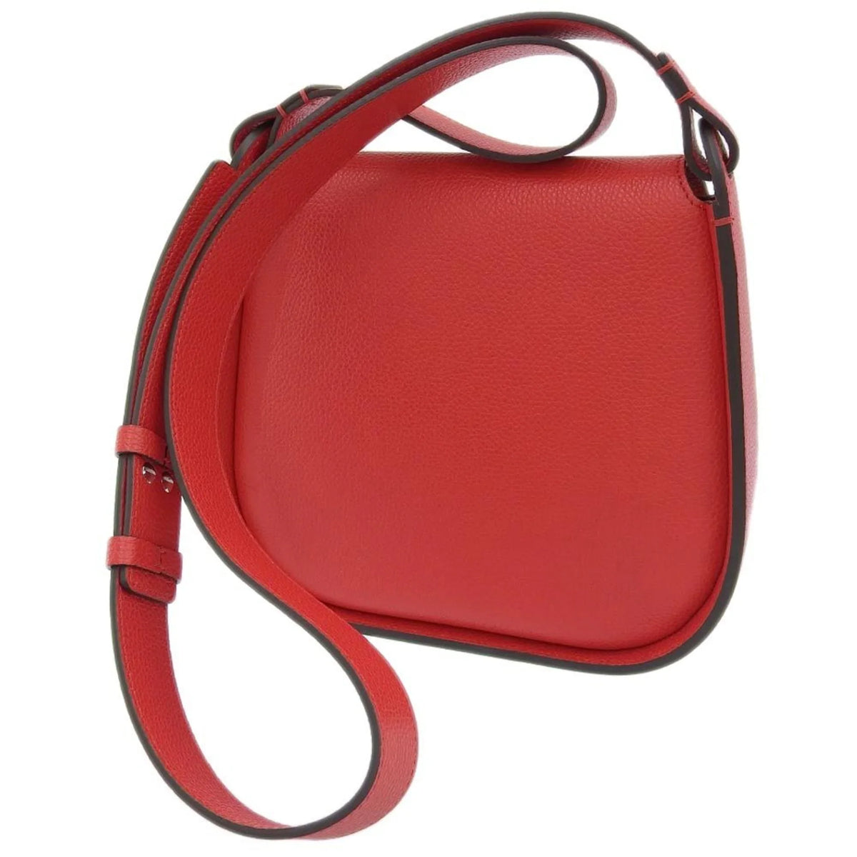 Armani (Like Giorgio New) One Bag Shoulder Pre-Owned Red Leather