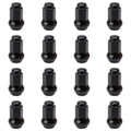 16) (Pack Tusk 1.25mm Head Pitch Cannondale 14mm Lug Tapered FX400 Nuts of Fits: Thread 10mm w/ 2001 x Black