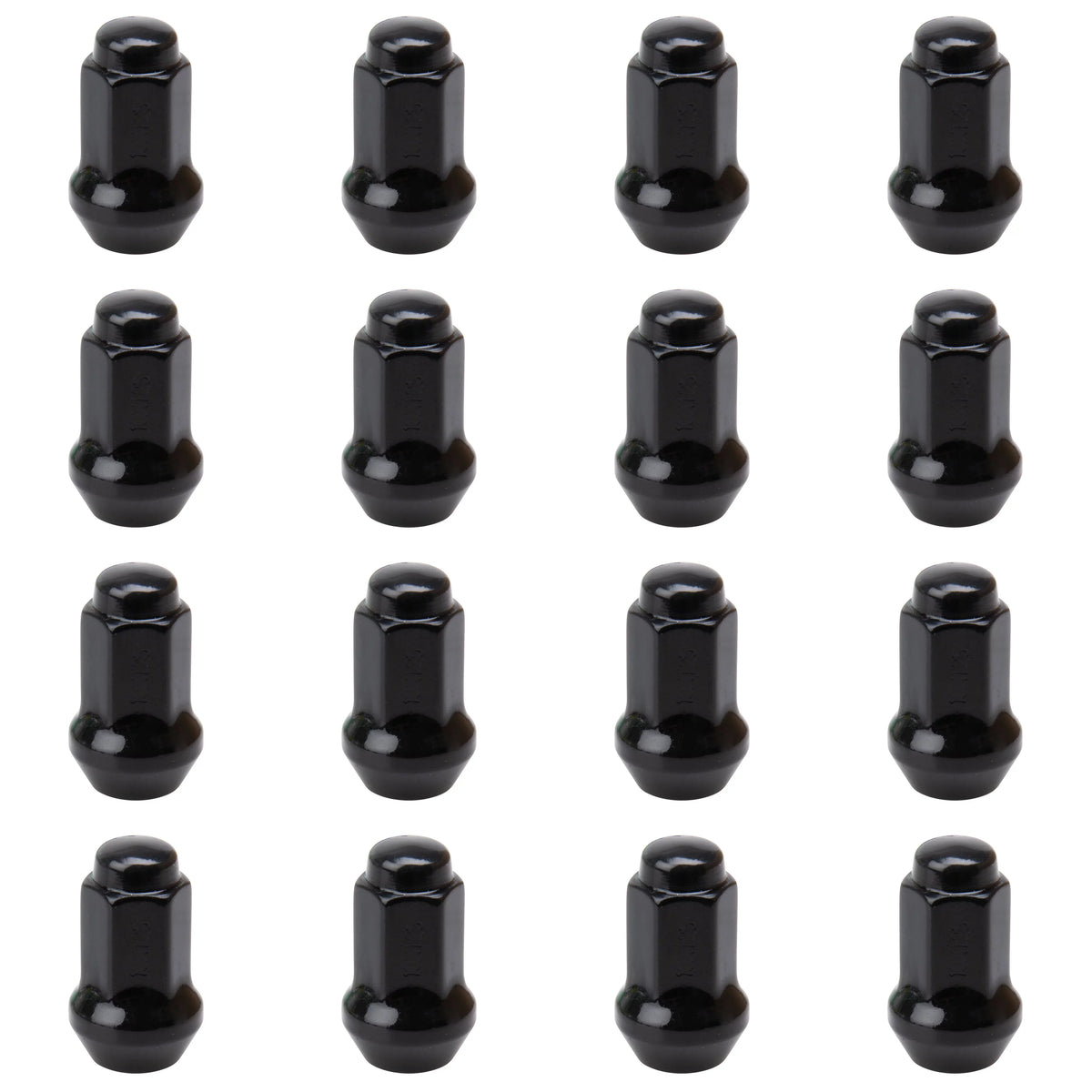 16) (Pack Tusk 1.25mm Head Pitch Cannondale 14mm Lug Tapered FX400 Nuts of Fits: Thread 10mm w/ 2001 x Black
