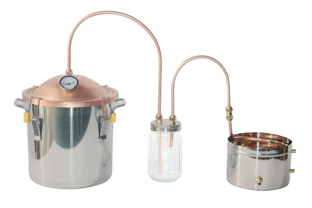 YINCHEN Still (Copper Copper Thumper Thump Lid Pot Gallon) Distiller Keg liquid 5 with
